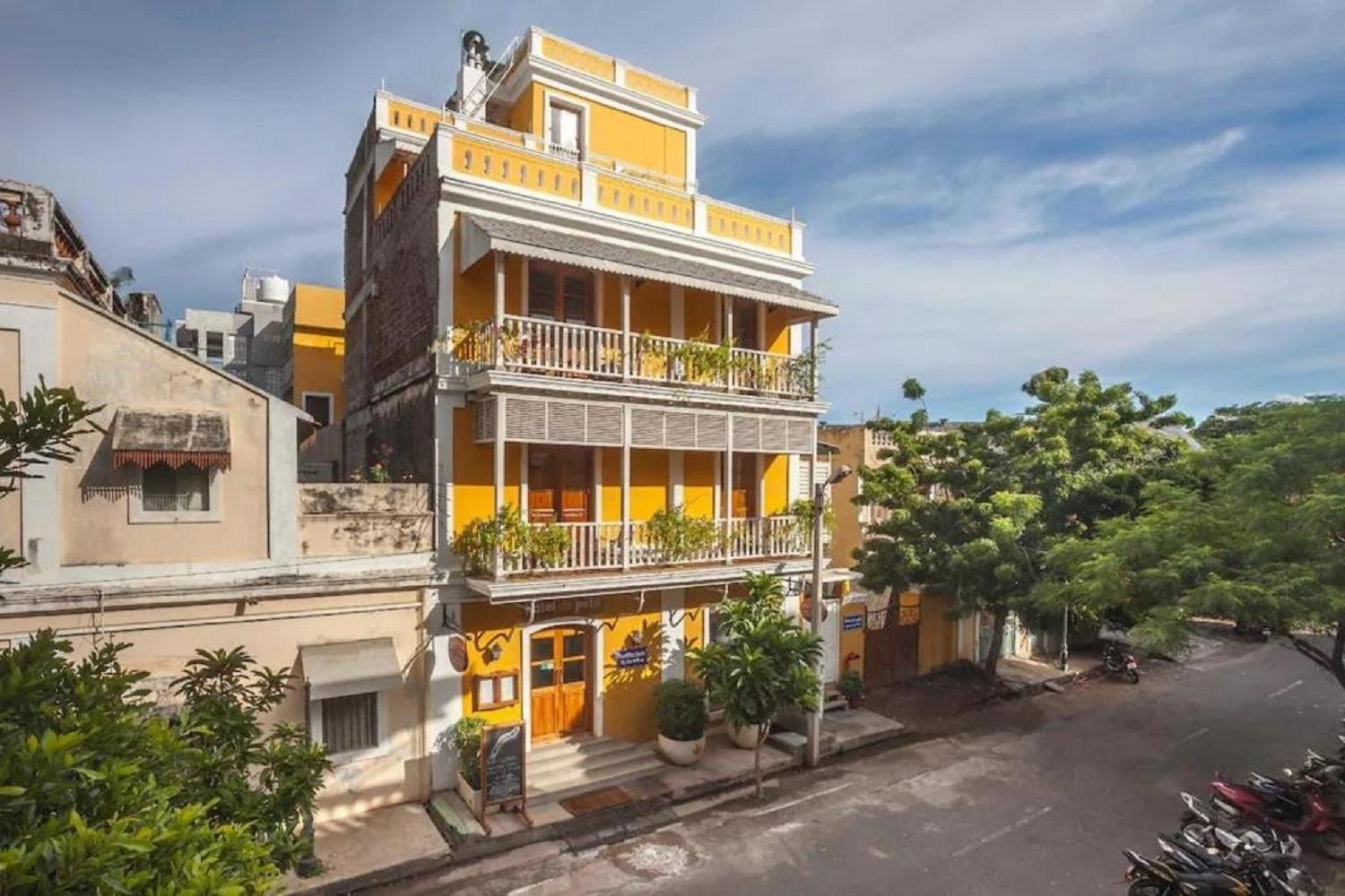 Hotel Petit Palais à Pondichéry Extérieur photo